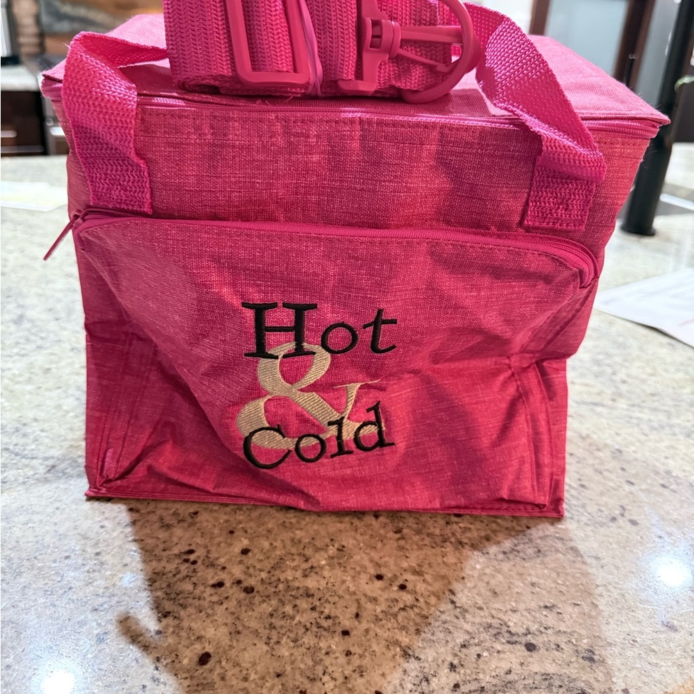 Thirty-One Hot & Cold Pink Tote
